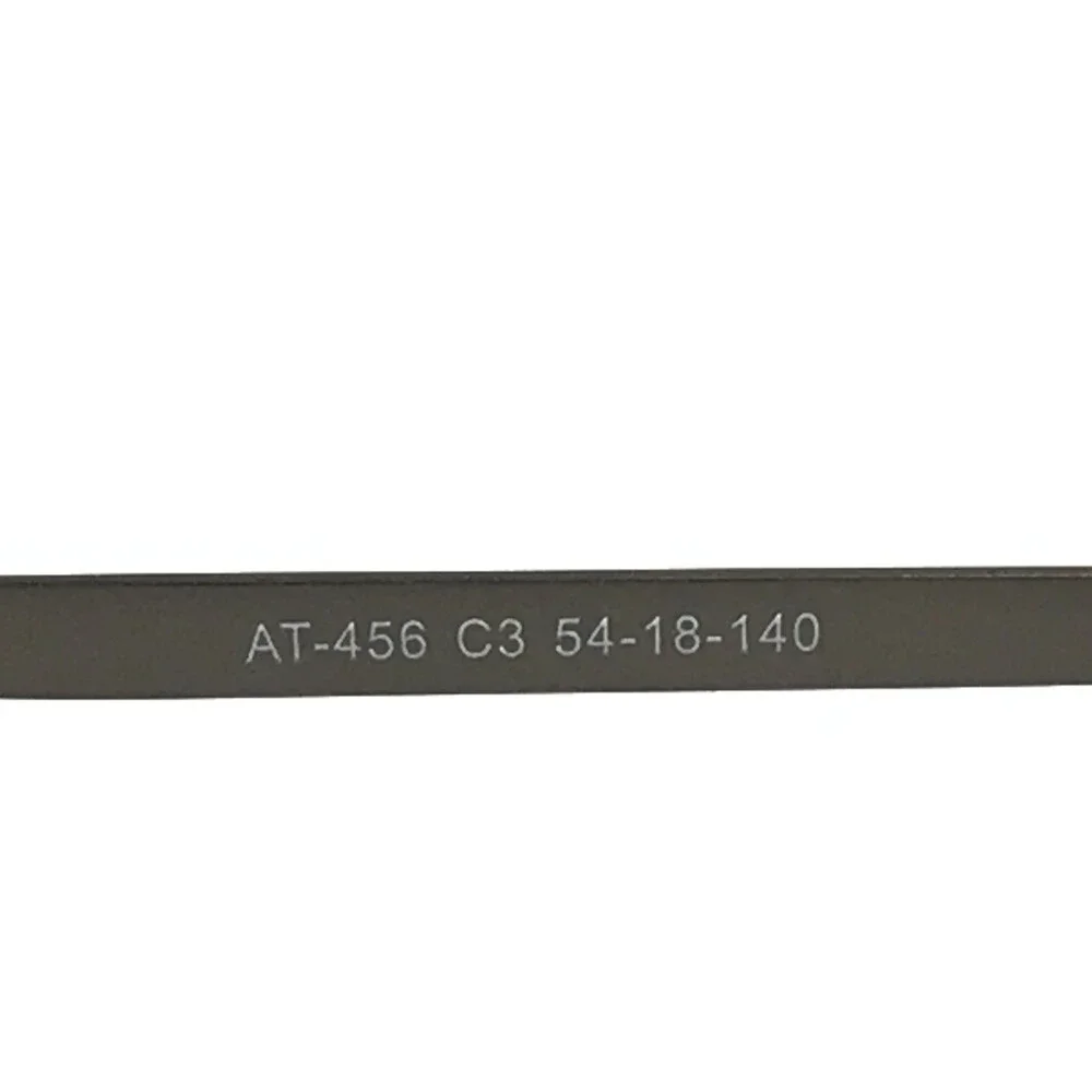 Adin Thomas Eyeglasses Frames AT-456 C3 Black Gray Rectangle Full Rim 54-18-140